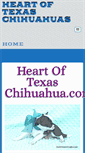 Mobile Screenshot of heartoftexaschihuahua.com